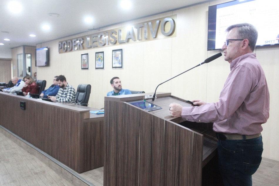 SC – Secretaria de Trânsito e Transportes apresenta panorama das ações e metas na Câmara de Vereadores