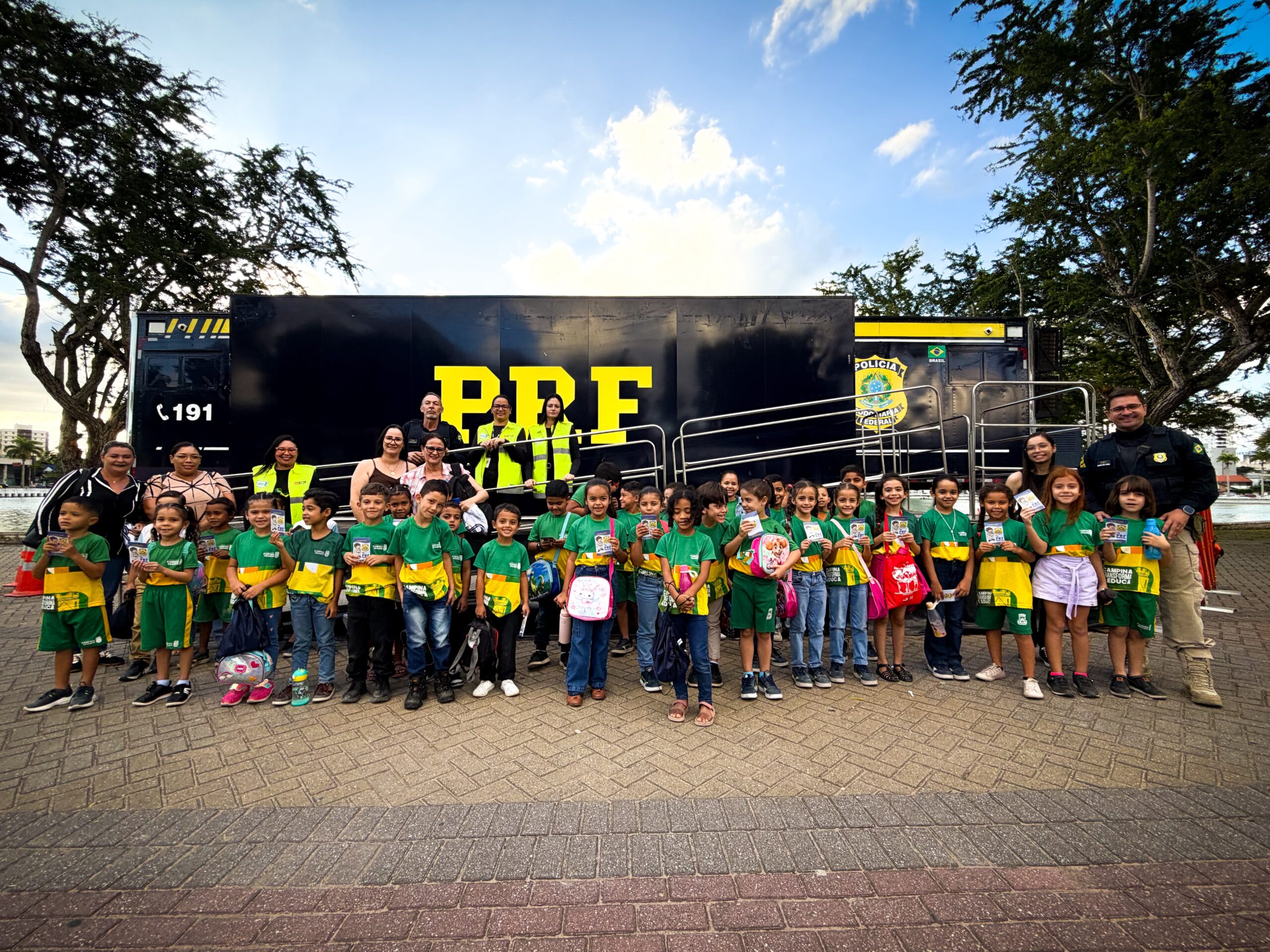 PB – Superintendência de Trânsito e Transportes Públicos – STTP – leva educação de trânsito para público de todas as idades na Carreta da PRF 2026