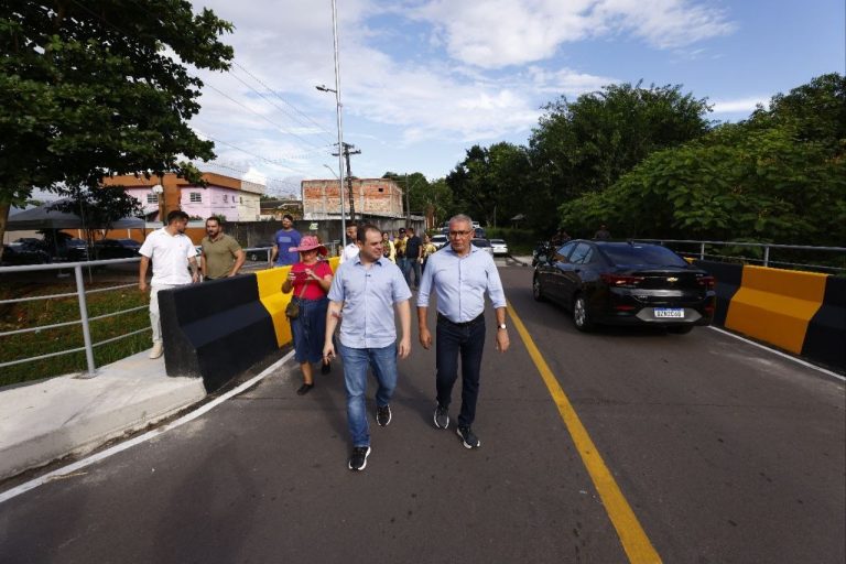 AM – Governador Roberto Cidade inaugura primeira ponte do Programa Estadual de Construção de Pontes Urbanas em Manaus