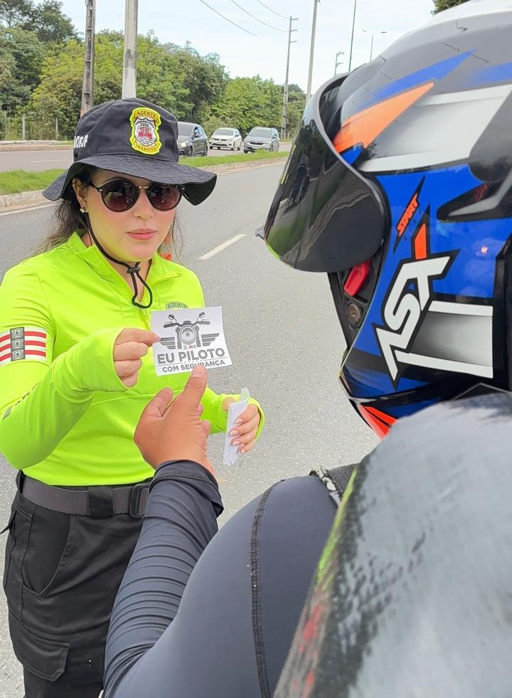 PB – Semob-JP realiza ação educativa no Dia do Motociclista reforçando a segurança no trânsito