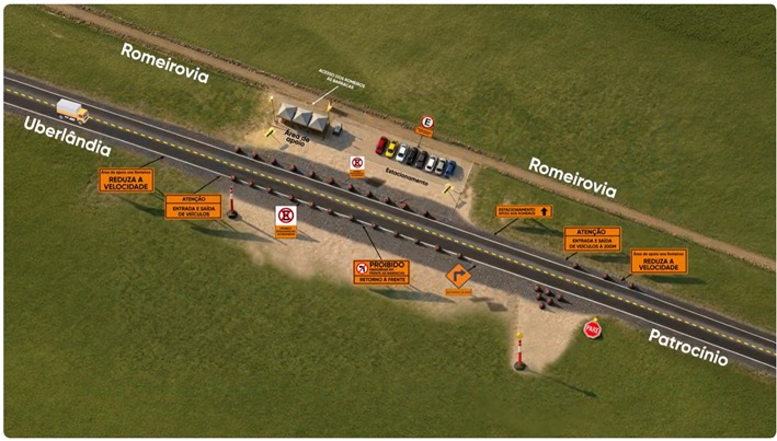 MG – EPR Triângulo inicia implantação de sinalização especial para reforçar a segurança viária na peregrinação até Romaria (MG)