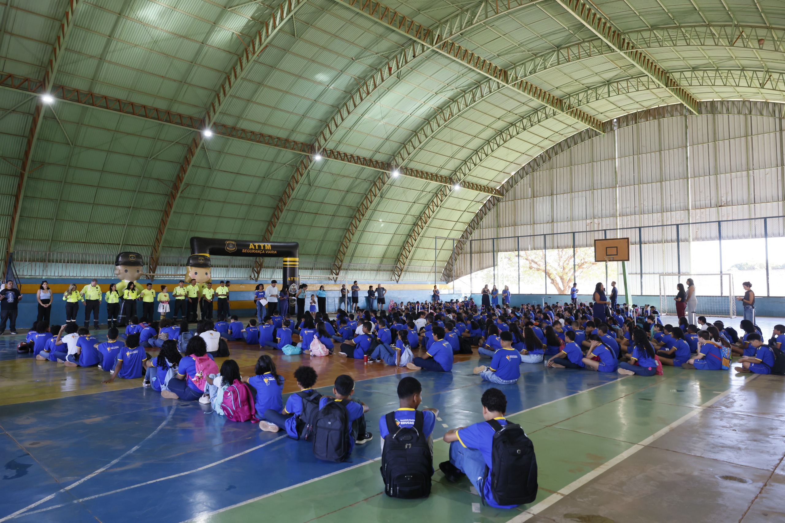 TO – PALMAS – Volta às aulas marca início de projeto de educação para o trânsito na ETI Daniel Batista