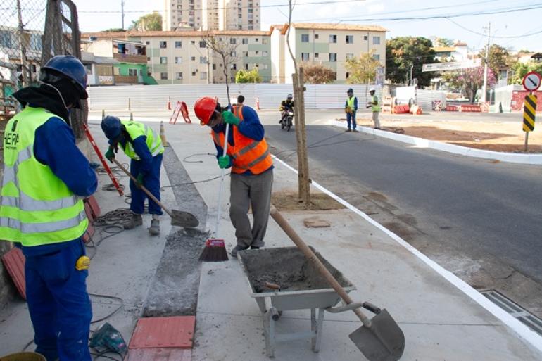 MG – BELO HORIZONTE – Obras do Programa Perto de Casa avançam na Centralidade Comanches, em Venda Nova