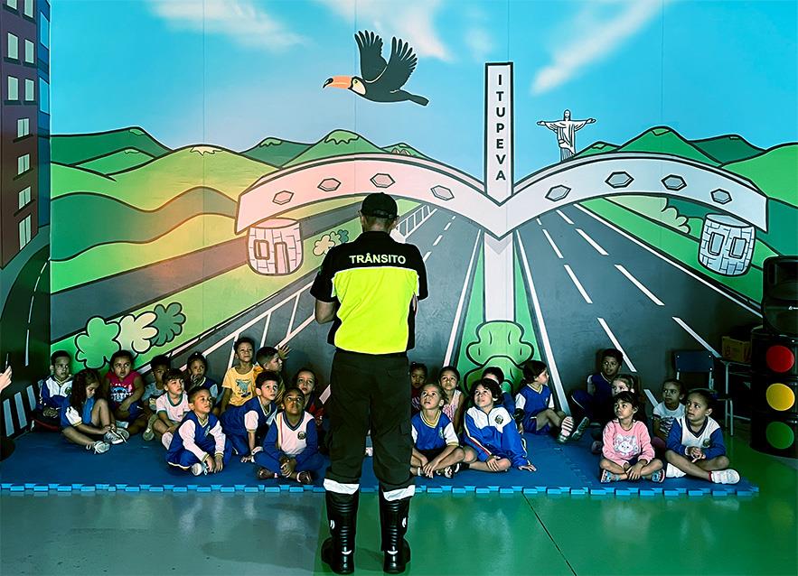 SP – ITUPEVA – Das escolas às ruas: ações de educação no trânsito já alcançaram mais de 3,5 mil pessoas no município em 2026