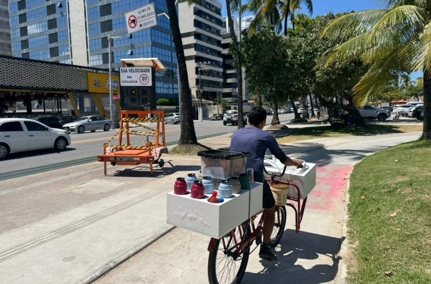 AL – Controladores de velocidade educativos são instalados na ciclovia da orla de Maceió